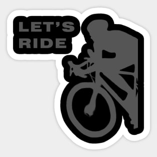 Lets Ride Sticker